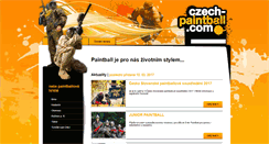 Desktop Screenshot of czech-paintball.com